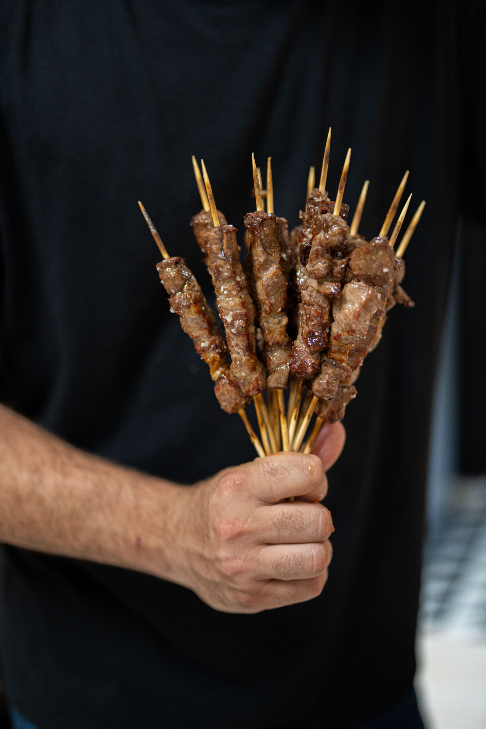 Arrosticini fatti a mano